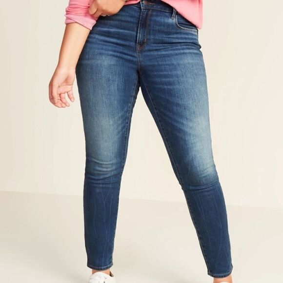 NWT Old Navy Mid Rise Pop Icon Skinny Jeans Woman’s Plus Size 28 - Picture 3 of 9